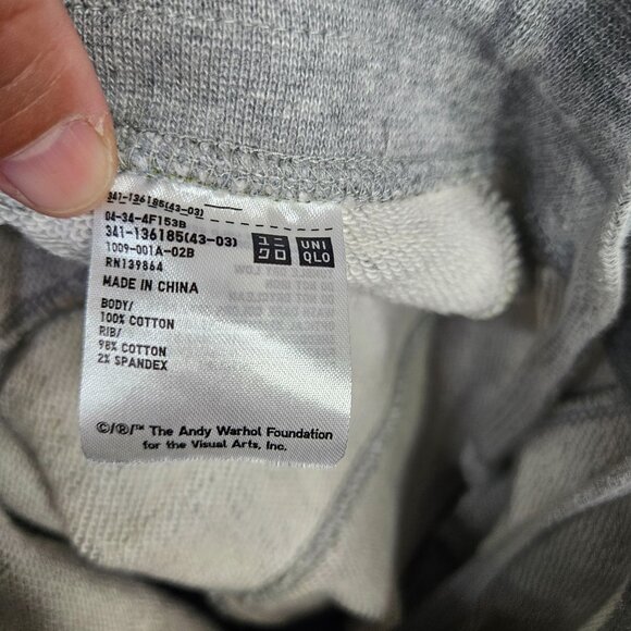 Uniqlo Sprz NY Andy Warhol Green Gray Camo Pull-on Jogger Women's Size S - Picture 2 of 8